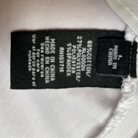 Blue Willow boutique women’s white 3/4 sleeve ruffle cuff blouse EUC - Picture 7 of 9